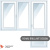 Балконные блоки Rehau Brillant Design 2000*1400